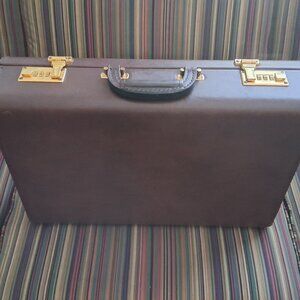 Vintage leather briefcase